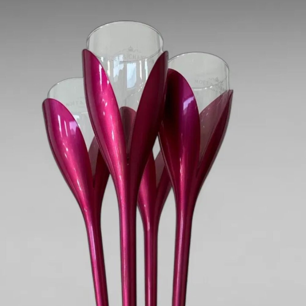 Moet and Chandon set of 4 champagne glasses